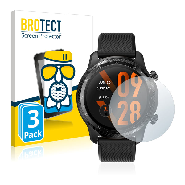 3x BROTECT Matte Screen Protector for Mobvoi Ticwatch Pro 3 Ultra GPS