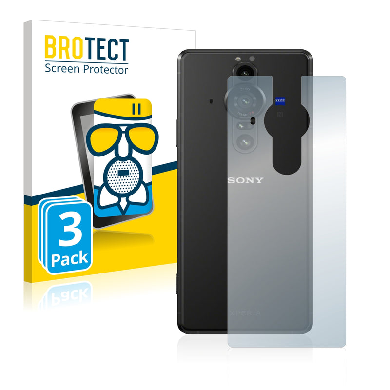 3x BROTECT Matte Screen Protector for Sony Xperia Pro-I (Back)