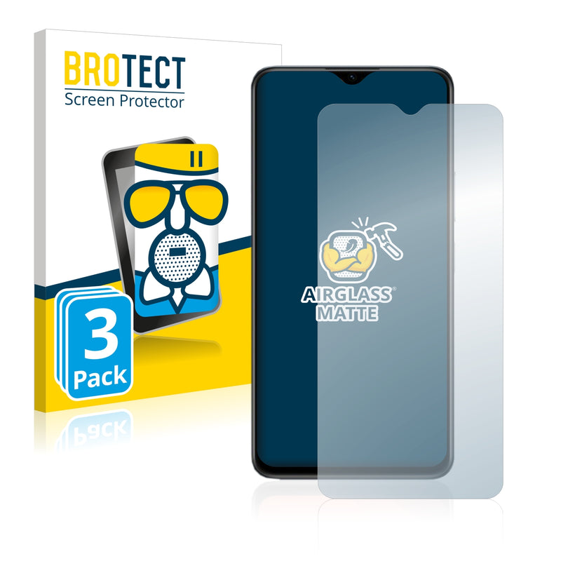 3x BROTECT Matte Screen Protector for Vivo Y76s