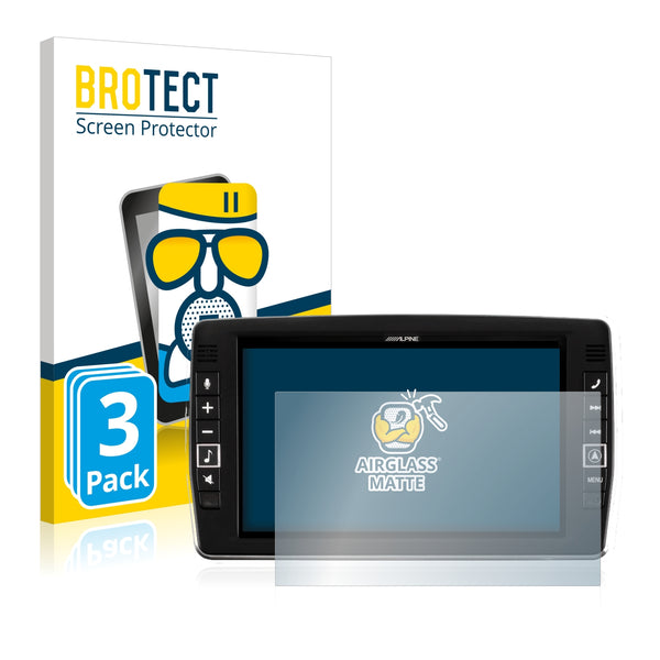 3x BROTECT Matte Screen Protector for Alpine X903D-V447