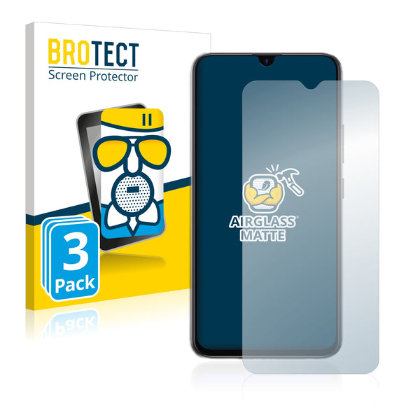 3x BROTECT AirGlass Matte Glass Screen Protector for Philips PH1