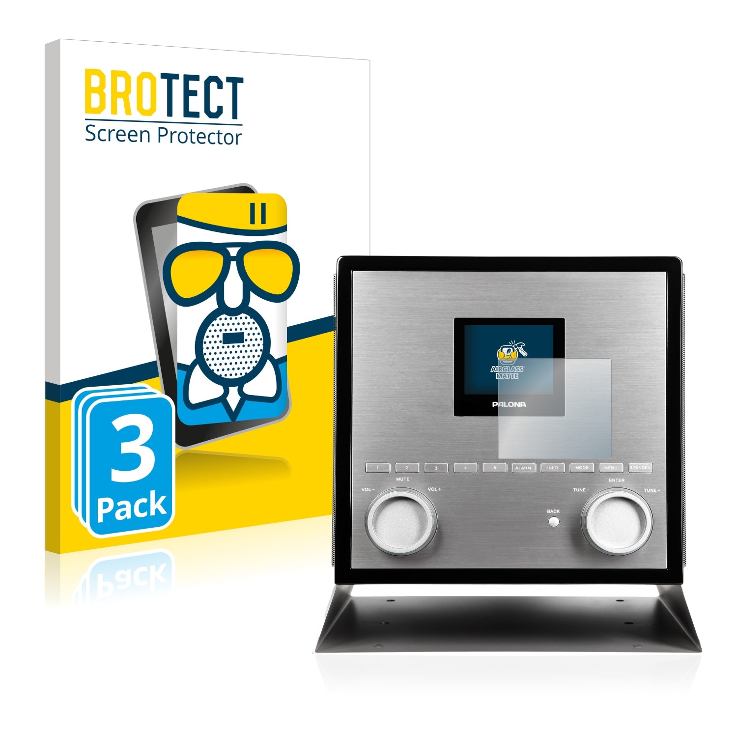 Brotect Matte Glass Film For FiiO JM21 Screen Protector [Anti - View #5