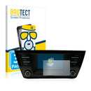 3x BROTECT AirGlass Matte Glass Screen Protector for Skoda Fabia 3 Radio Swing