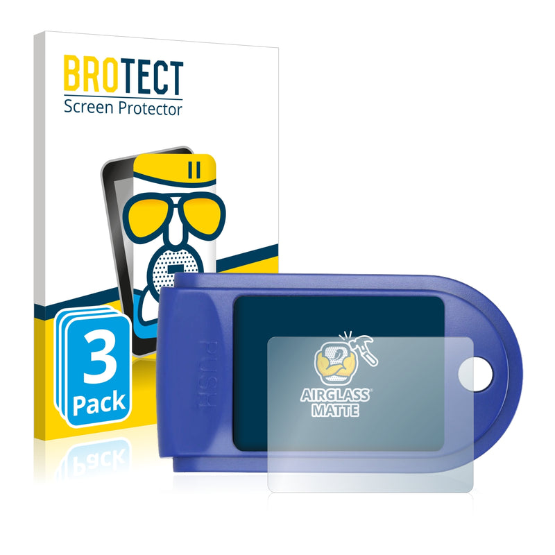 3x BROTECT AirGlass Matte Glass Screen Protector for Pulox CMS-50D