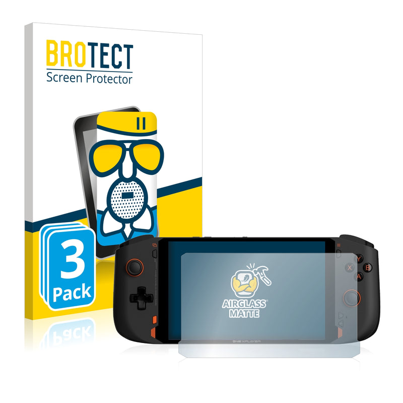 3x BROTECT AirGlass Matte Glass Screen Protector for One XPlayer Mini