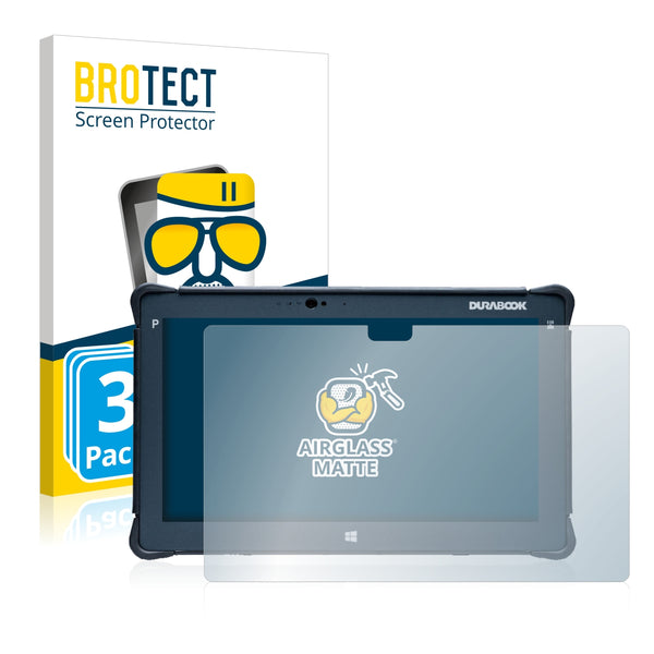 3x BROTECT AirGlass Matte Glass Screen Protector for Durabook R11