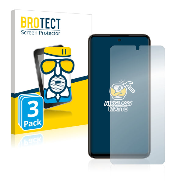 3x BROTECT AirGlass Matte Glass Screen Protector for Micromax IN Note 2