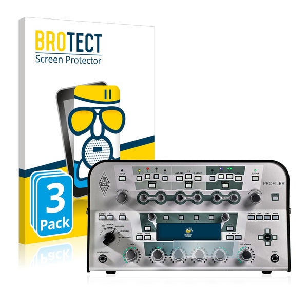 3x BROTECT AirGlass Matte Glass Screen Protector for Kemper Profiler Head