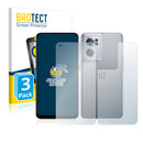 3x BROTECT AirGlass Matte Glass Screen Protector for OnePlus Nord CE 2 5G (Front + Back)