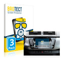 3x BROTECT AirGlass Matte Glass Screen Protector for Skoda Fabia 3 Combi
