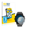 3x BROTECT AirGlass Matte Glass Screen Protector for Garmin Descent G1