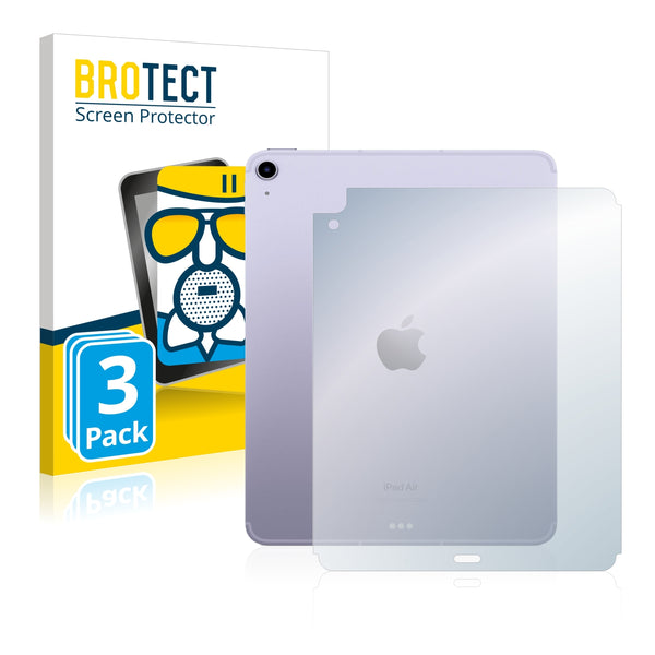 3x BROTECT AirGlass Matte Glass Screen Protector for Apple iPad Air 5 WiFi Cellular 2022 (Back, 5th generation)
