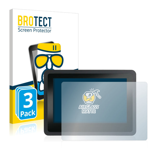 3x BROTECT AirGlass Matte Glass Screen Protector for Faytech FT07TMCAPOB