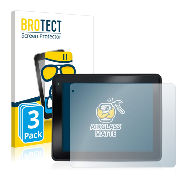 3x BROTECT AirGlass Matte Glass Screen Protector for Faytech FT10TMCAPOB