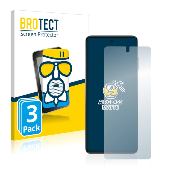 3x BROTECT AirGlass Matte Glass Screen Protector for Motorola Moto G Stylus 2022 5G