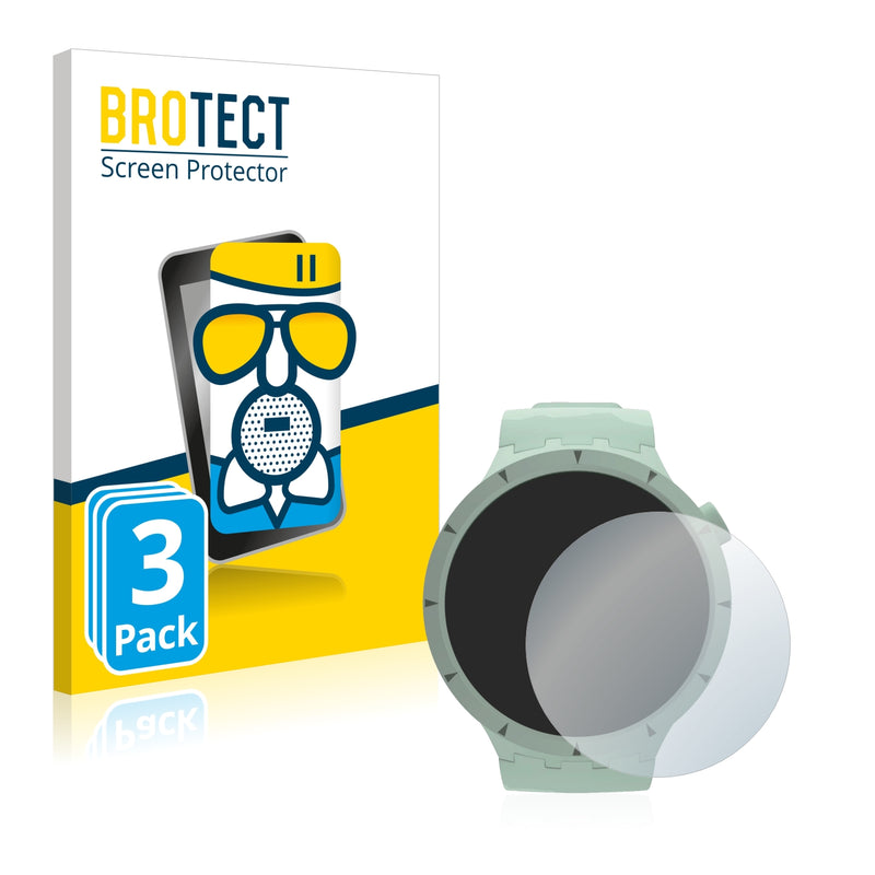 3x Anti-Glare Screen Protector for Swatch Big Bold Bioceramic