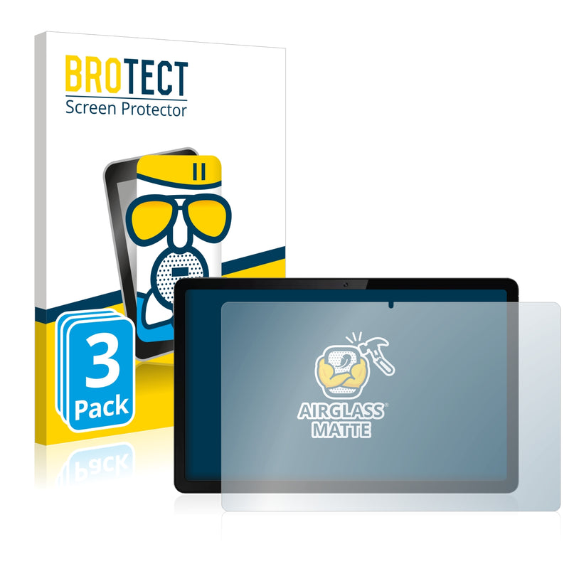 3x BROTECT AirGlass Matte Glass Screen Protector for Realme Pad 10.4