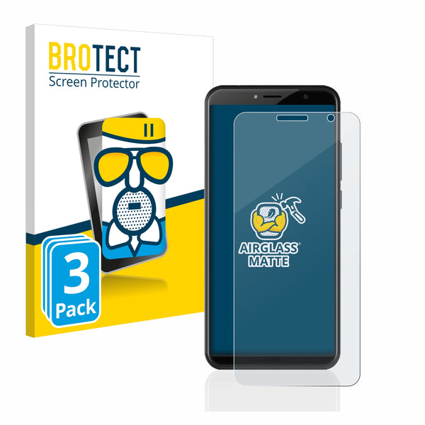 3x Anti-Glare Screen Protector for Panasonic Eluga Ray 550