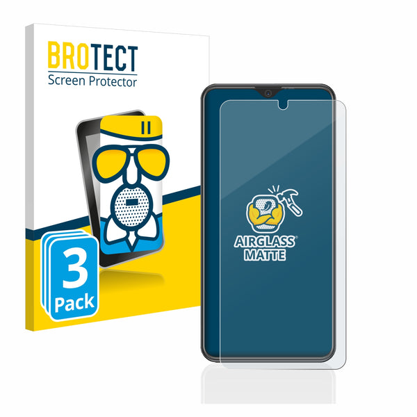 3x Anti-Glare Screen Protector for Beafon M6s plus premium