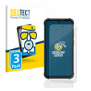 3x Anti-Glare Screen Protector for Beafon MX1 premium