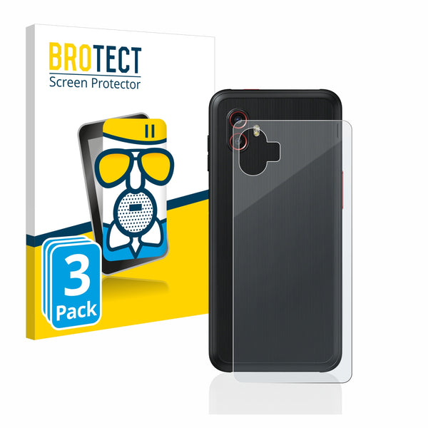 3x Anti-Glare Screen Protector for Samsung Galaxy Xcover 6 Pro Enterprise Edition (Back)