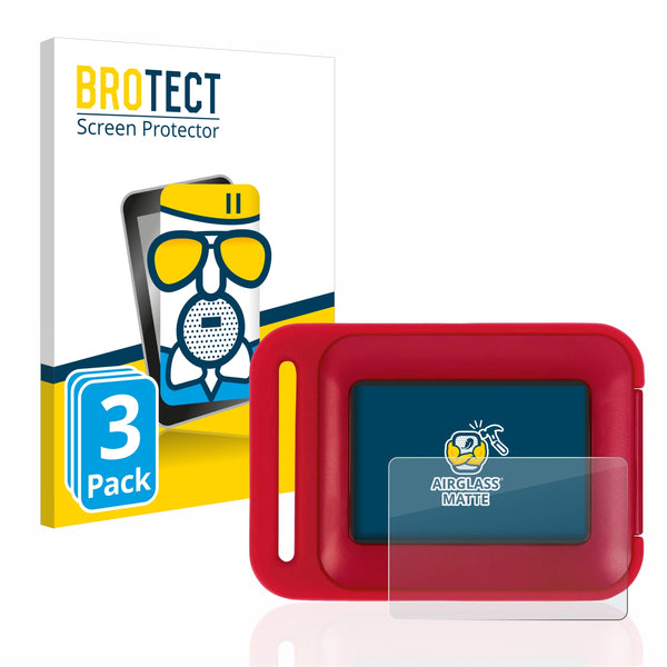 3x Anti-Glare Screen Protector for Crivit Pedometer