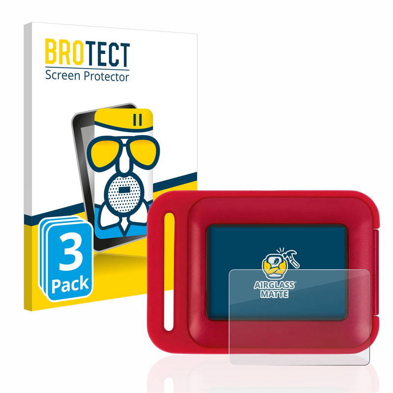 3x Anti-Glare Screen Protector for Crivit Pedometer