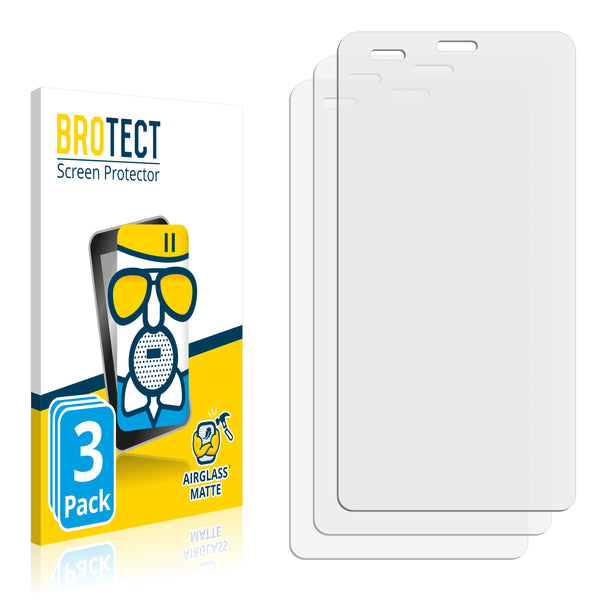 3x BROTECT AirGlass Matte Glass Screen Protector for Honeywell CT45 XP
