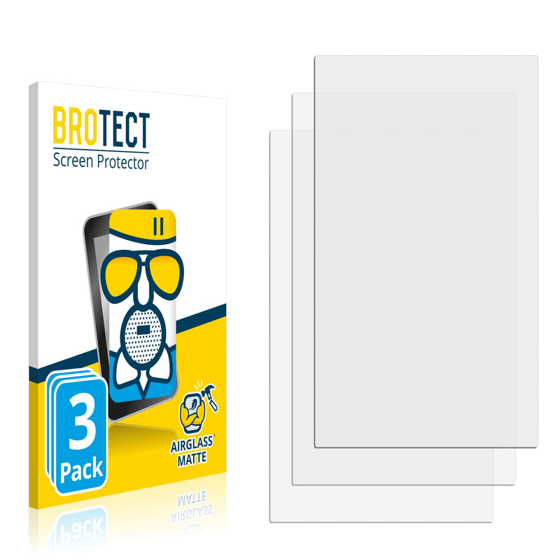 3x BROTECT AirGlass Matte Glass Screen Protector for Futaba 7PXR