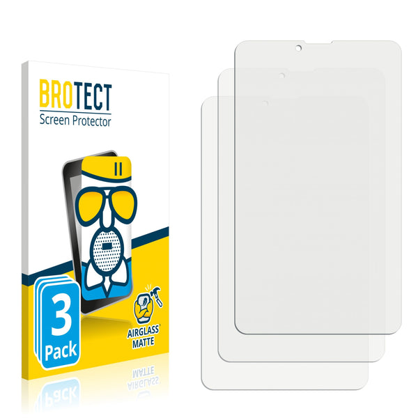 3x BROTECT AirGlass Matte Glass Screen Protector for Navitel T700 3G