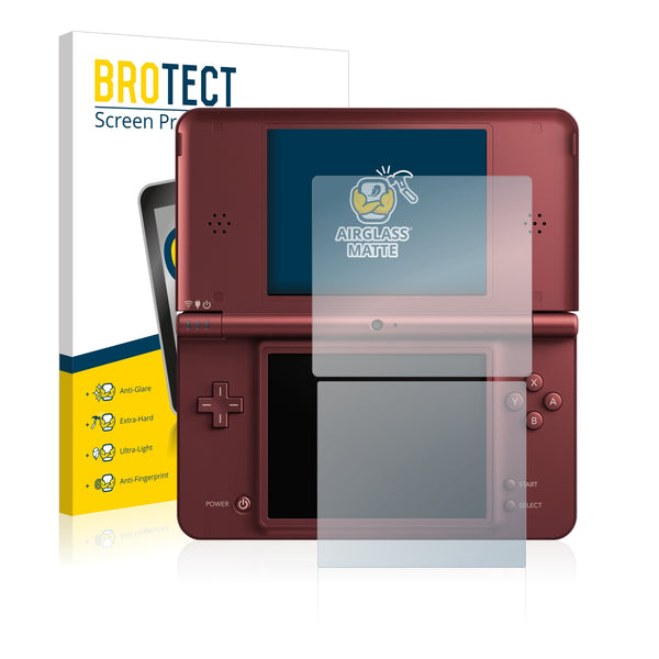 BROTECT AirGlass Matte Glass Screen Protector for Nintendo DSi XL