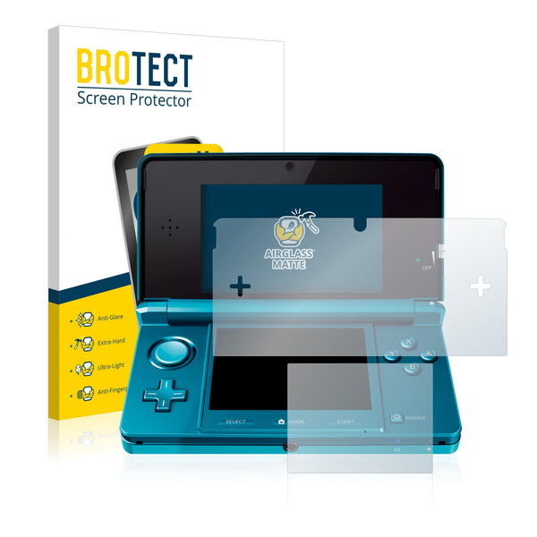 BROTECT AirGlass Matte Glass Screen Protector for Nintendo 3DS