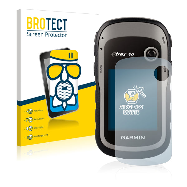 BROTECT AirGlass Matte Glass Screen Protector for Garmin eTrex 30