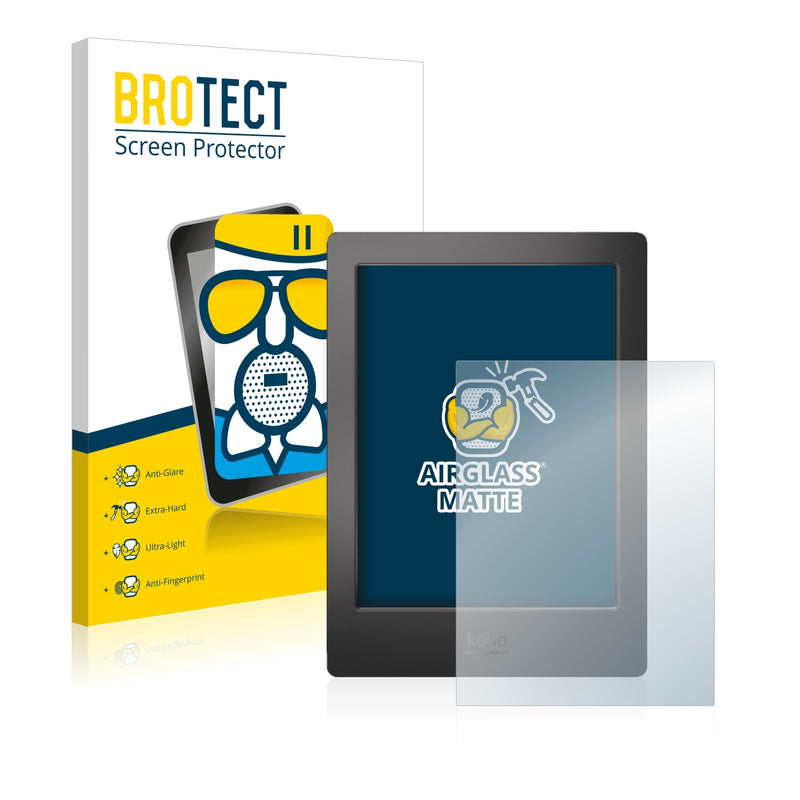 BROTECT AirGlass Matte Glass Screen Protector for Kobo Aura H2O