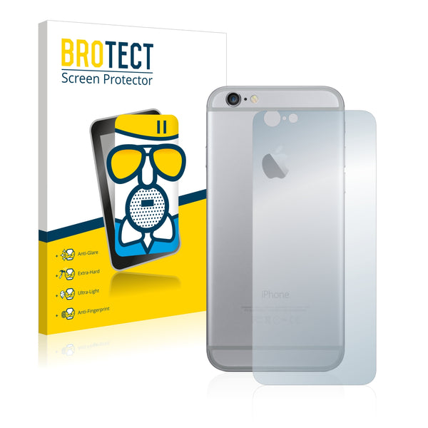 BROTECT AirGlass Matte Glass Screen Protector for Apple iPhone 6 Back (entire surface)