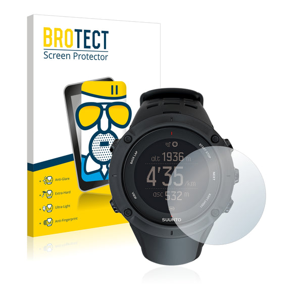BROTECT AirGlass Matte Glass Screen Protector for Suunto Ambit3 Peak Black
