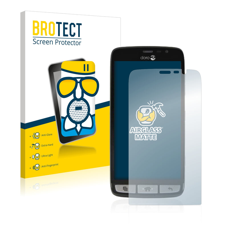 BROTECT AirGlass Matte Glass Screen Protector for Doro Liberto 825