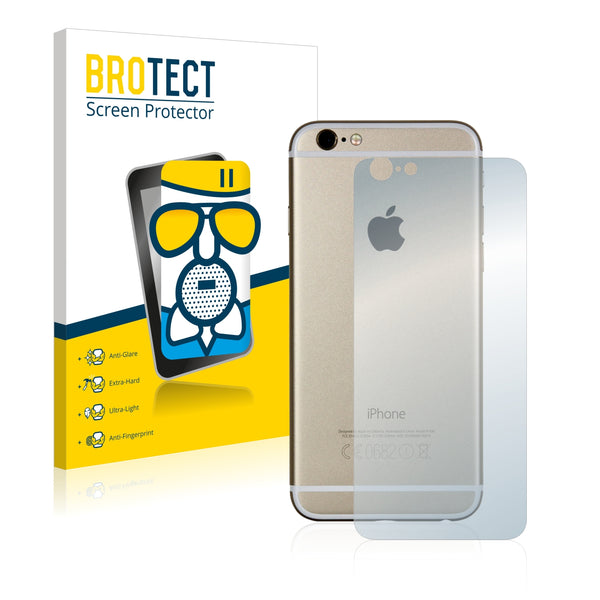 BROTECT AirGlass Matte Glass Screen Protector for Apple iPhone 6S Back (entire surface)