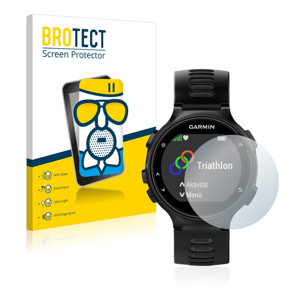 BROTECT AirGlass Matte Glass Screen Protector for Garmin Forerunner 735XT