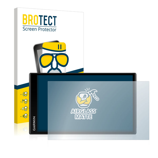 BROTECT AirGlass Matte Glass Screen Protector for Garmin DriveSmart 61 LMT-D