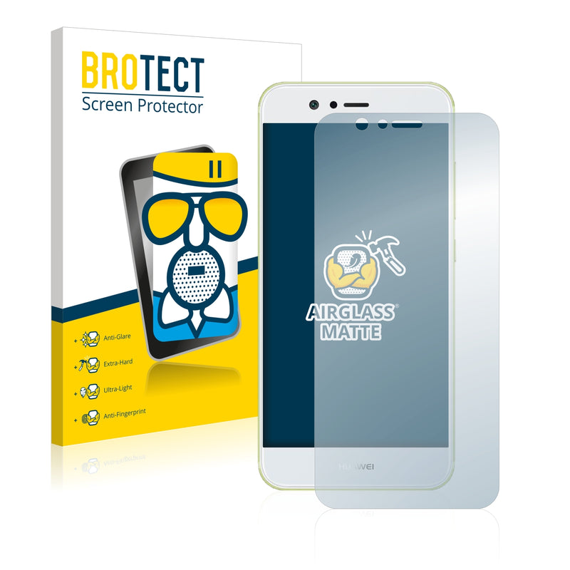 BROTECT AirGlass Matte Glass Screen Protector for Huawei Nova 2