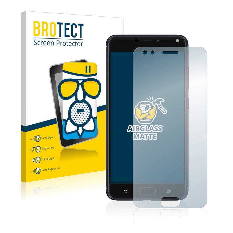 BROTECT AirGlass Matte Glass Screen Protector for Asus ZenFone 4 ZE554KL