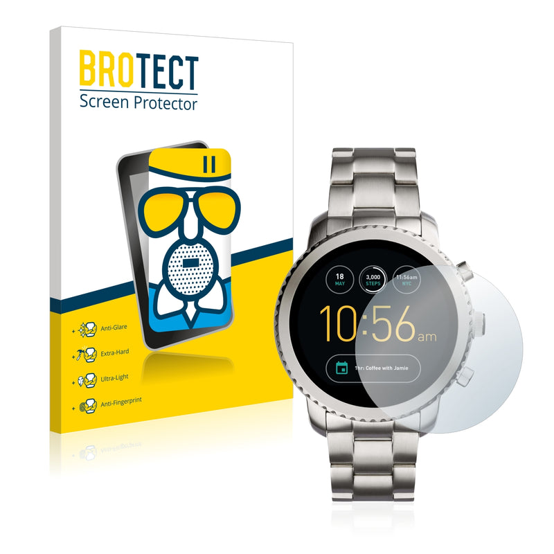 BROTECT AirGlass Matte Glass Screen Protector for Fossil Q Explorist