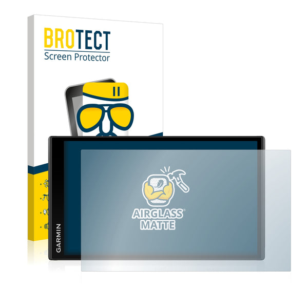 BROTECT AirGlass Matte Glass Screen Protector for Garmin DriveSmart 61 LMT-S
