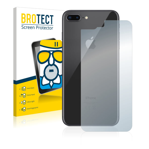 BROTECT AirGlass Matte Glass Screen Protector for Apple iPhone 8 Plus (Back)