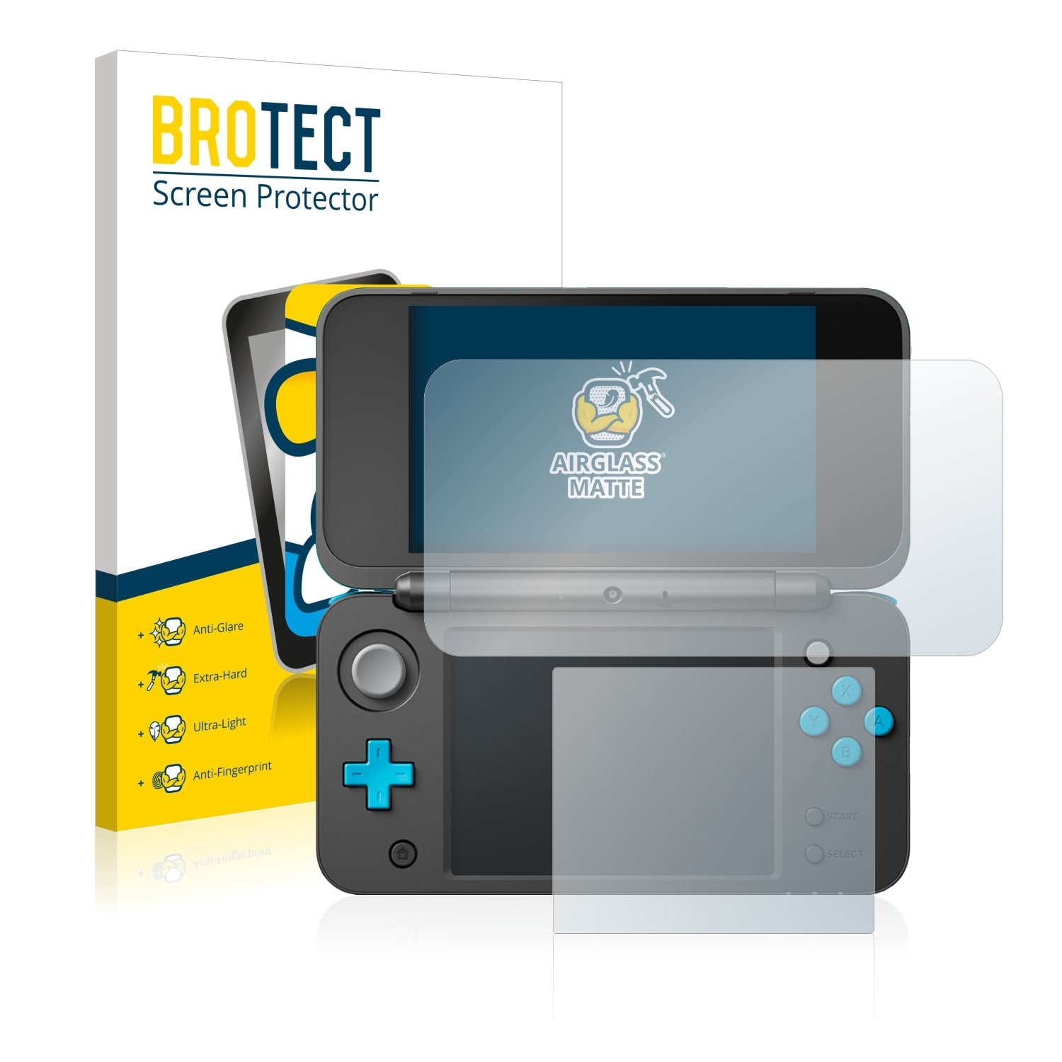 Anti-Glare Screen Protector for New Nintendo 2DS XL - ScreenShield
