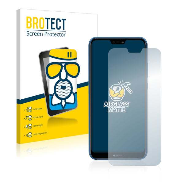 BROTECT AirGlass Matte Glass Screen Protector for Huawei P20 lite 2018