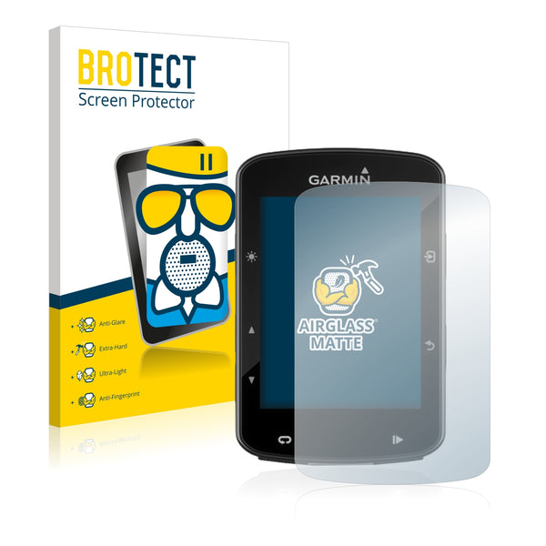 BROTECT AirGlass Matte Glass Screen Protector for Garmin Edge 520 Plus