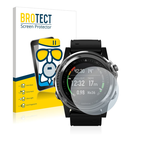 BROTECT AirGlass Matte Glass Screen Protector for Garmin Descent Mk1