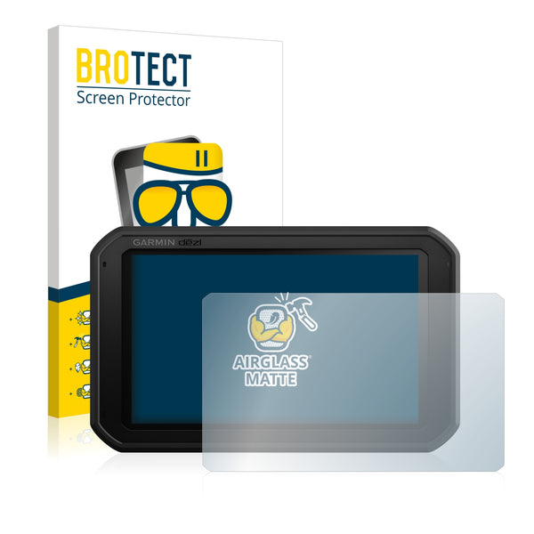 BROTECT AirGlass Matte Glass Screen Protector for Garmin dezl 780 LMT-D